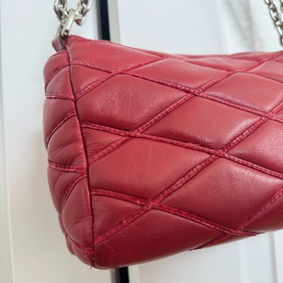 Louis Vuitton Red GO-14 Malletage PM Bag - Picture 9 of 13